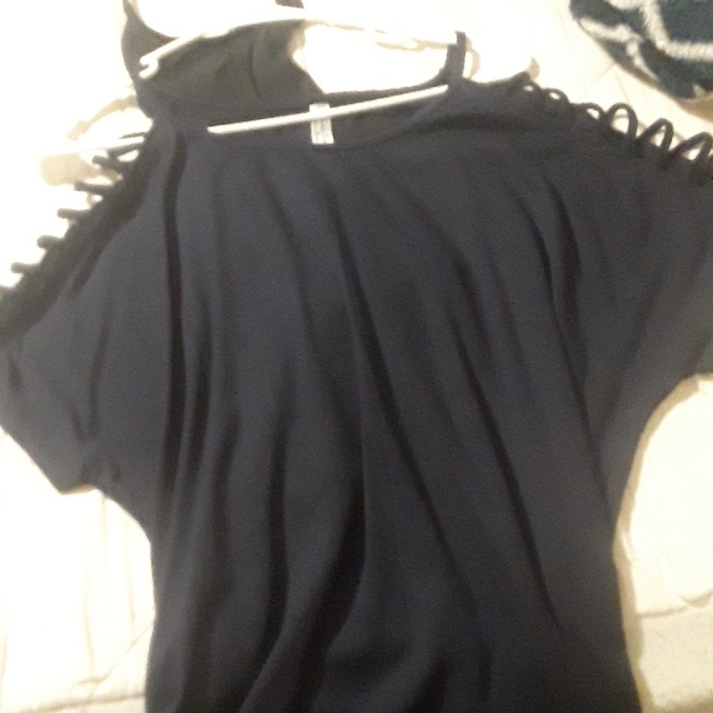 Dark blue shirt
